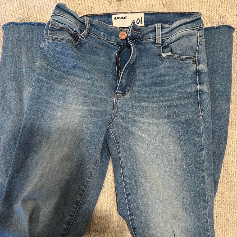 Garage Women's Light Blue Ankle Jeans